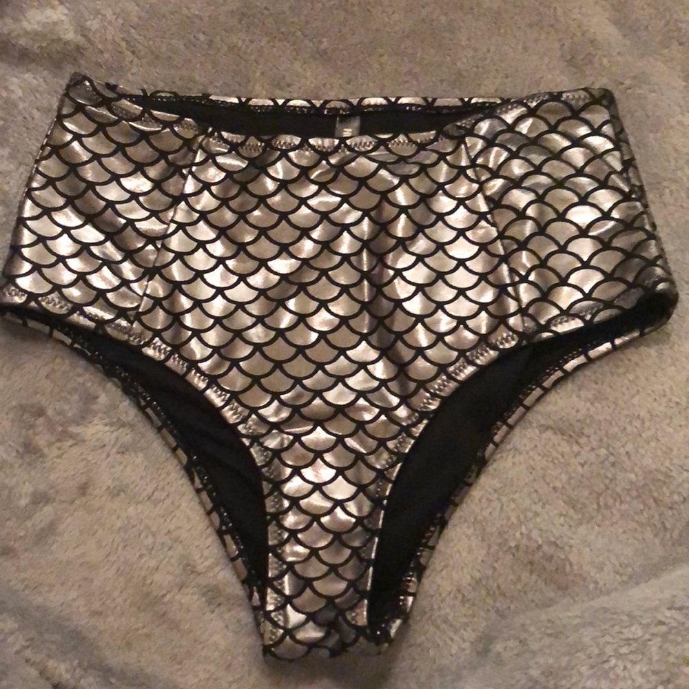 Hot topic silver mermaid bottoms